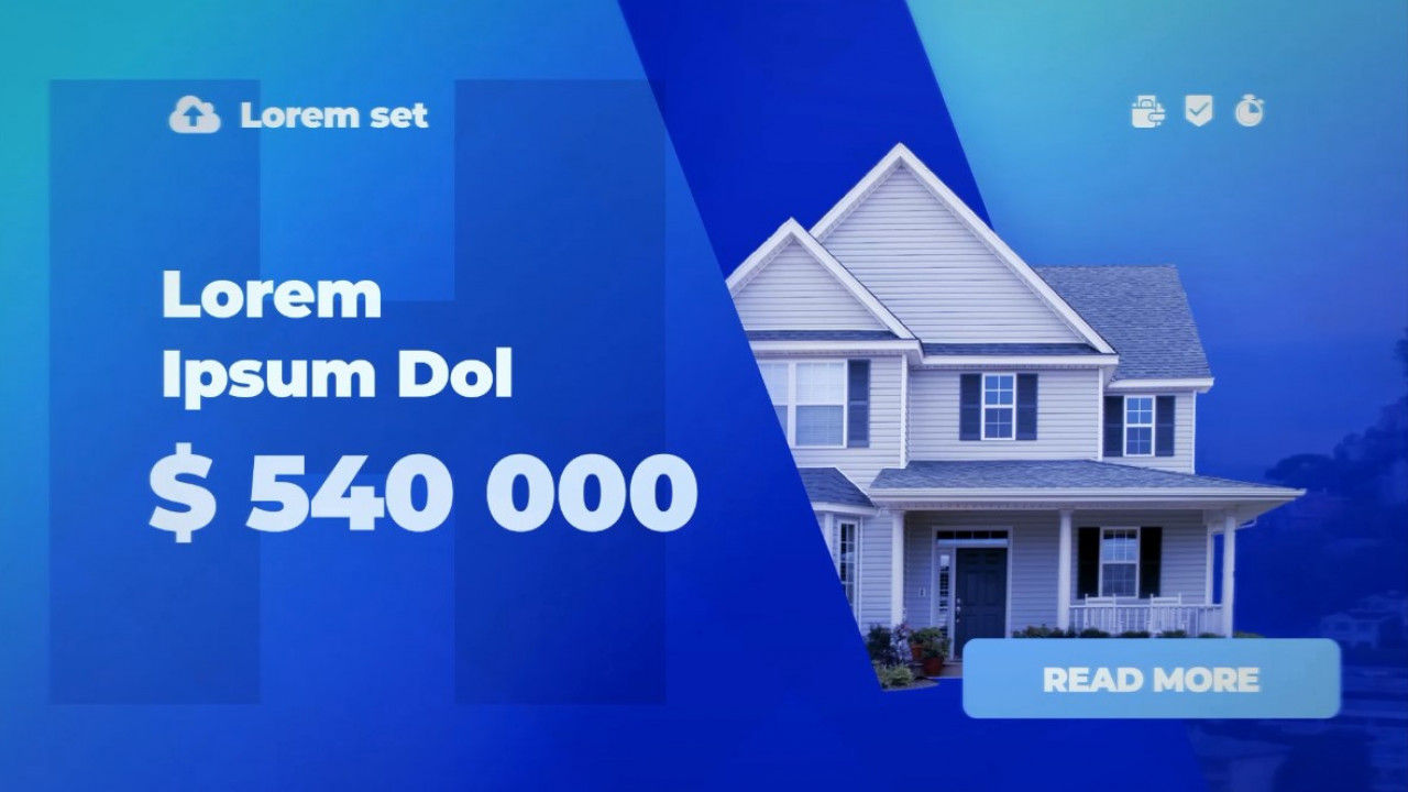 房地产经纪人宣传促销素材库精选AE模板