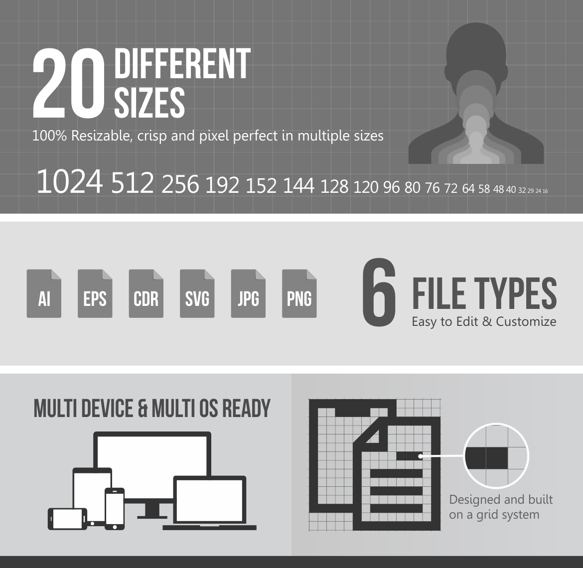 50枚电路线路板主题反转色线性素材库精选图标 50 Electric Circuits Line Inverted Icons插图(3)