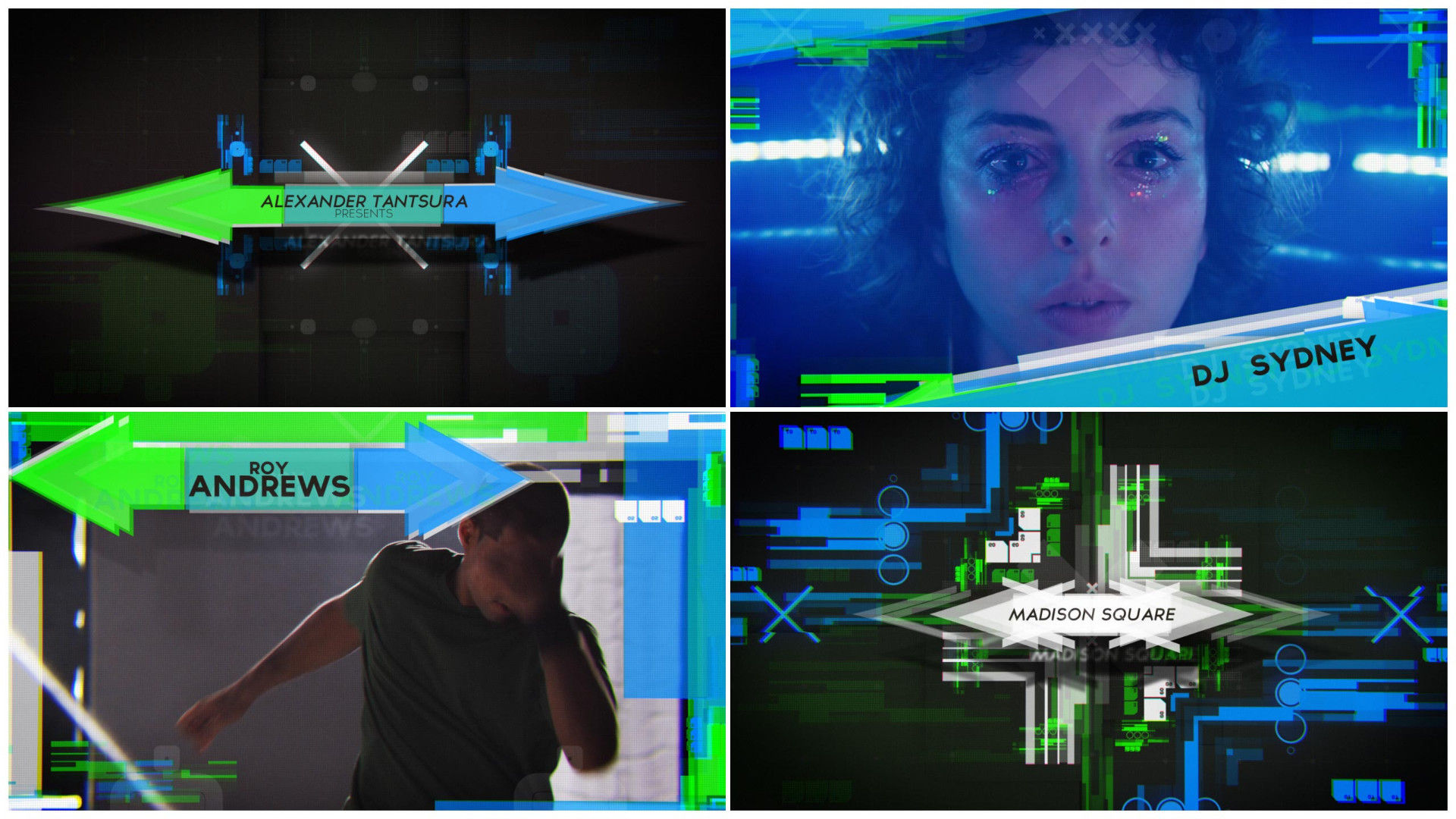 独特明亮活力的音乐促销素材库精选AE模板