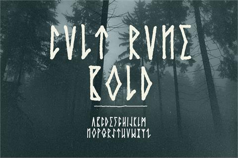 Cvlt Rvne Demo font素材之家精选英文字体