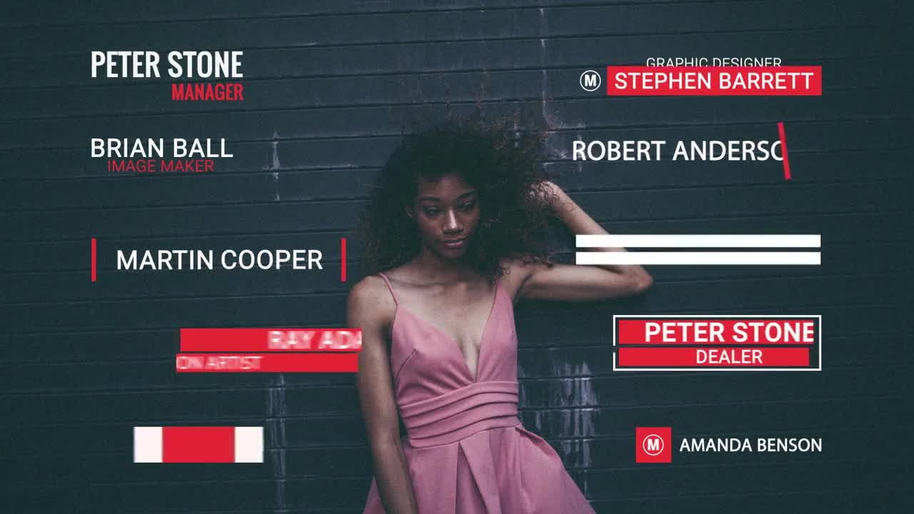 现代简约的最小下三分之一标题素材库精选AE模板