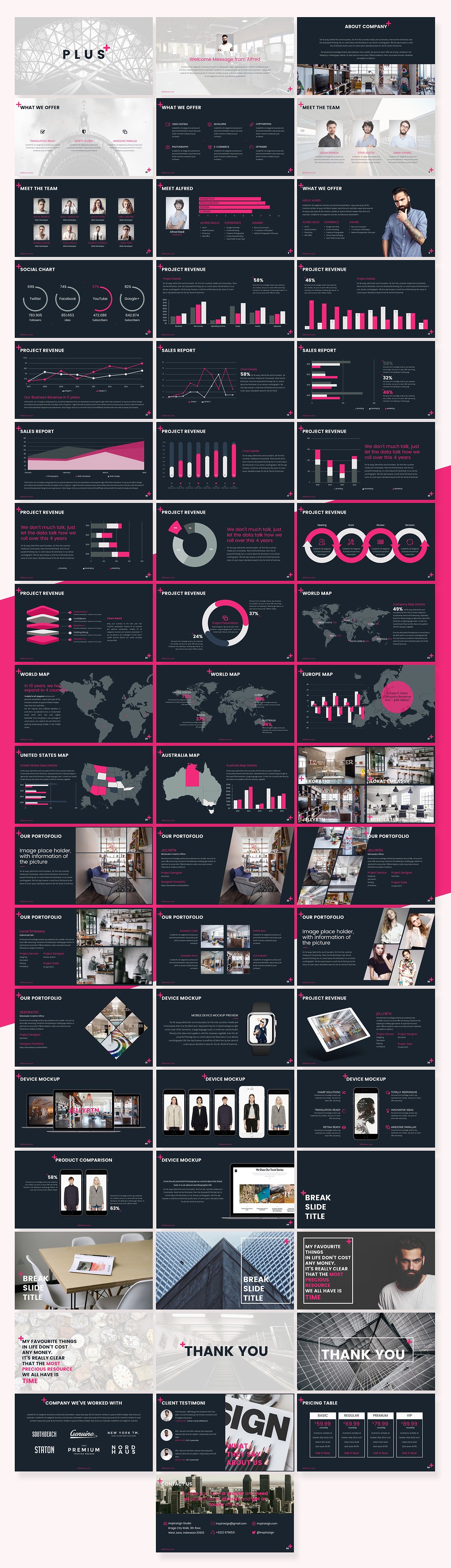 色彩丰富的商业化PPT模板下载[pptx]插图(1)
