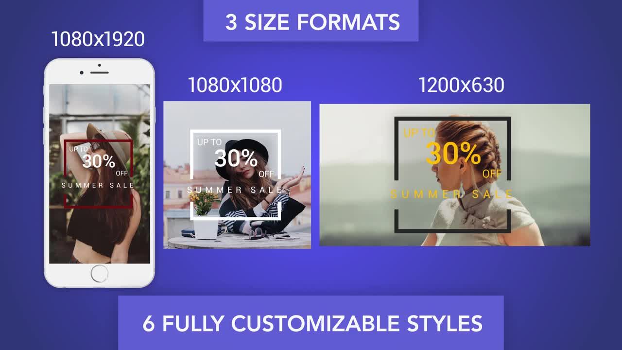 强大的社交媒体故事和帖子素材库精选AE模板