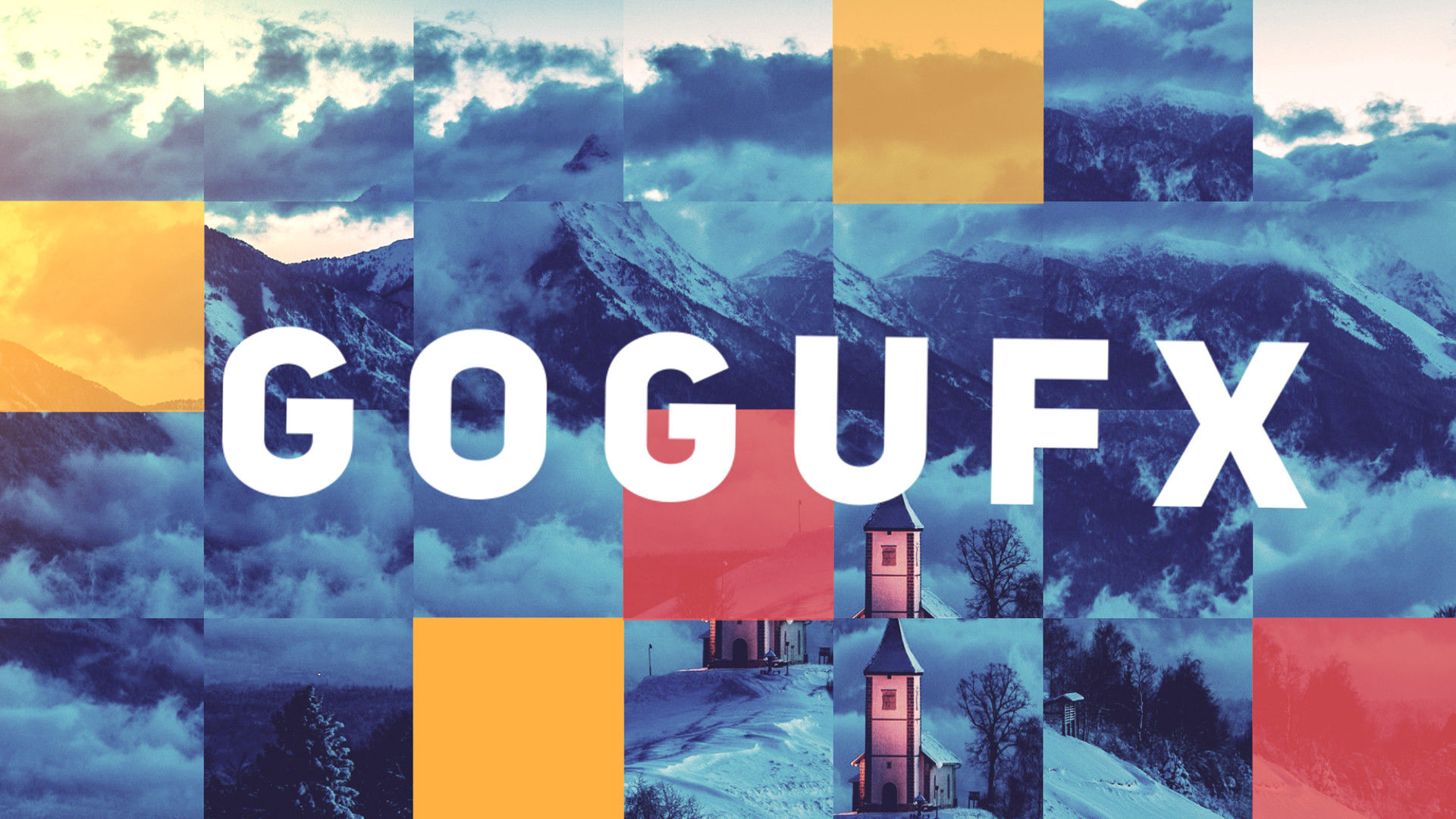 快速和简短的AE开场幻灯片模板