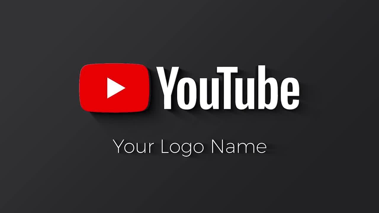 轮廓分明的3D标题Logo 素材库精选AE模板