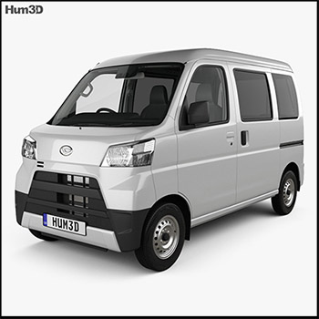 高清2017面包车素材之家精选3D模型