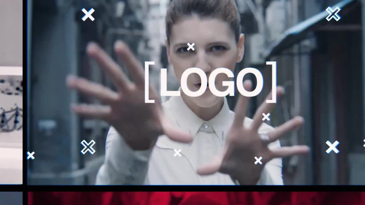 拼贴过渡的创意商业媒体文本动画素材库精选AE模板