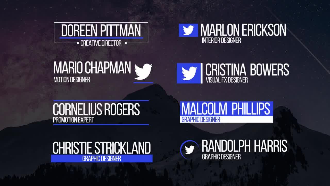 8个独特标题动态动画素材库精选AE模板(下)