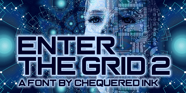 Enter the Grid 2 font插图