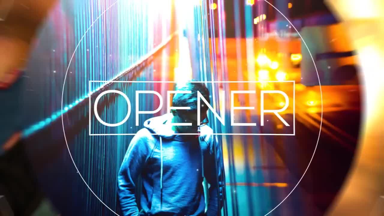 快速活力清爽动态动画开场素材库精选AE模板