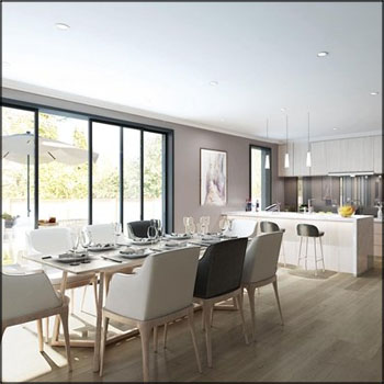 欧式开放式厨房素材之家精选3D模型