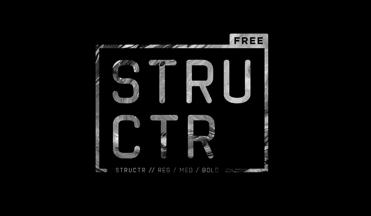 Structr Font Family素材之家精选英文字体