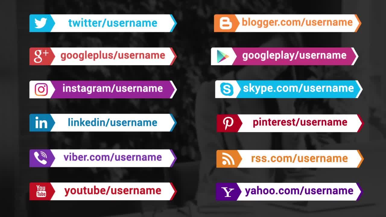 社交媒体促销标题素材库精选AE模板