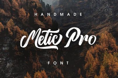 Metic Pro – Handmade Font素材之家精选英文字体