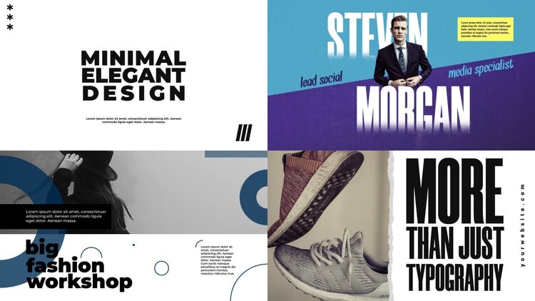 12个独特活力的动画场景素材库精选AE模板