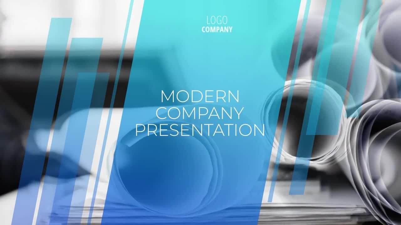 简单的文本动画过渡素材库精选AE模板