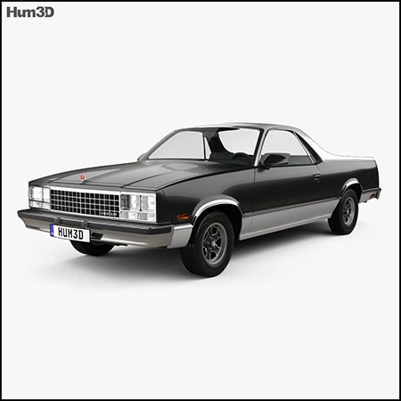 雪佛兰Chevrolet El Camino 1982 素材之家精选3D模型