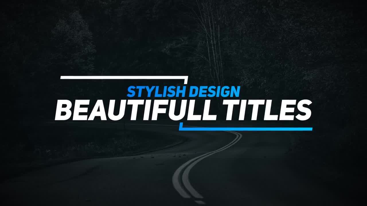 15个富有创意动画全屏标题素材库精选AE模板