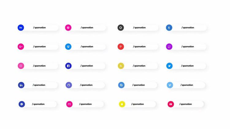 20个社交媒体卷文本动画ae模板