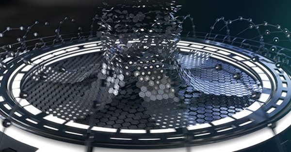 3D科幻钢铁元件logo演示素材库精选AE模板 High-Tech Logo Reveal