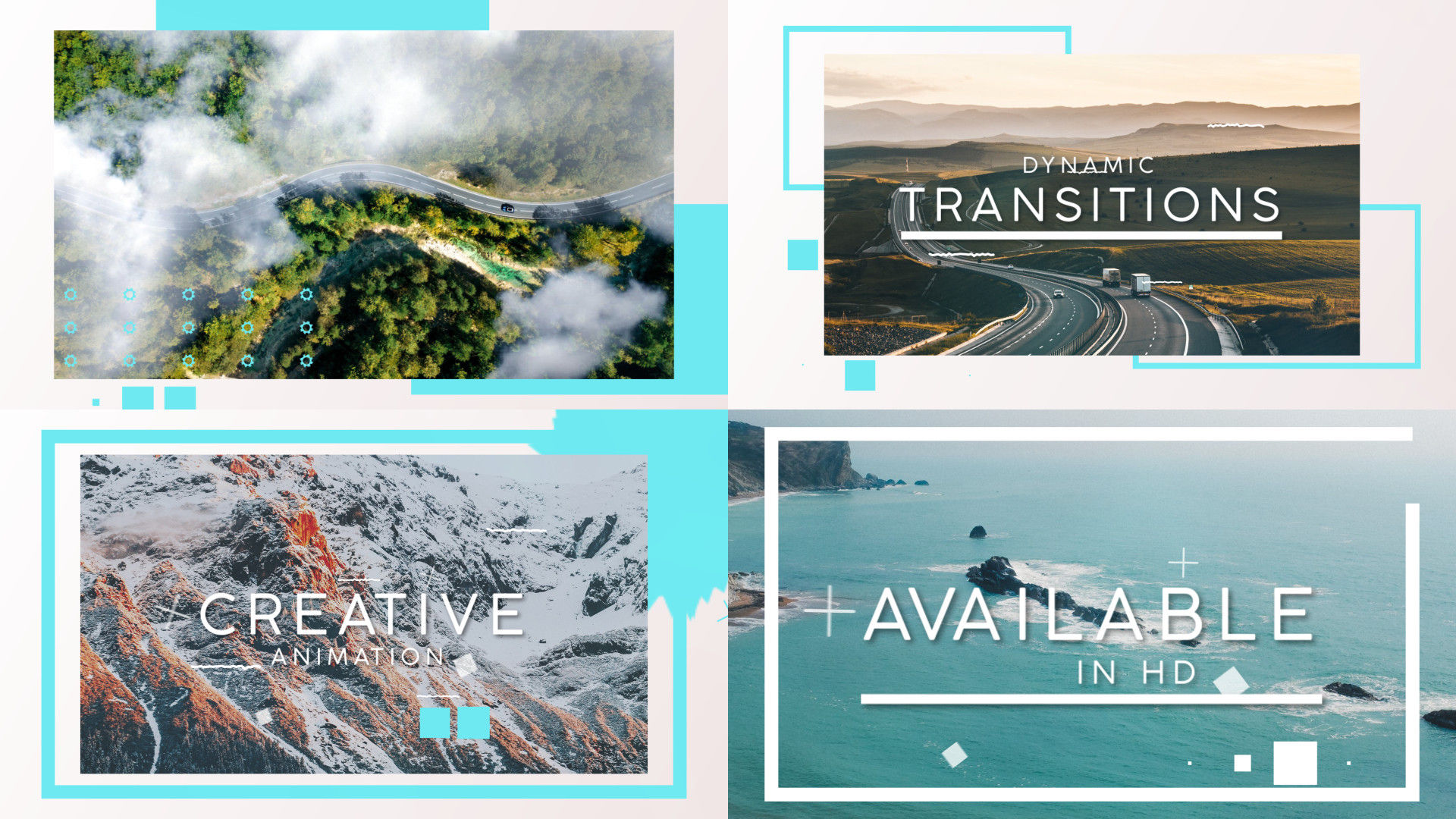 动态揭幕动画素材库精选AE模板