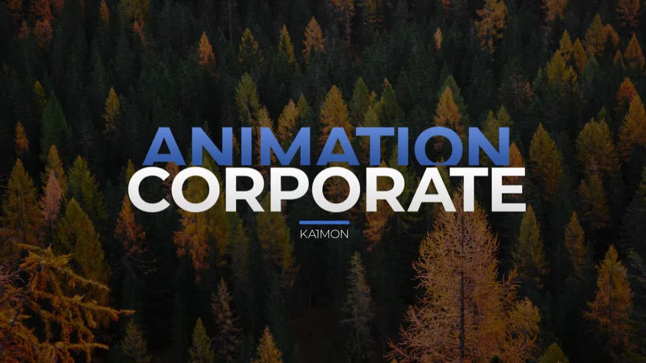 时尚企业标题文本动画素材库精选AE模板