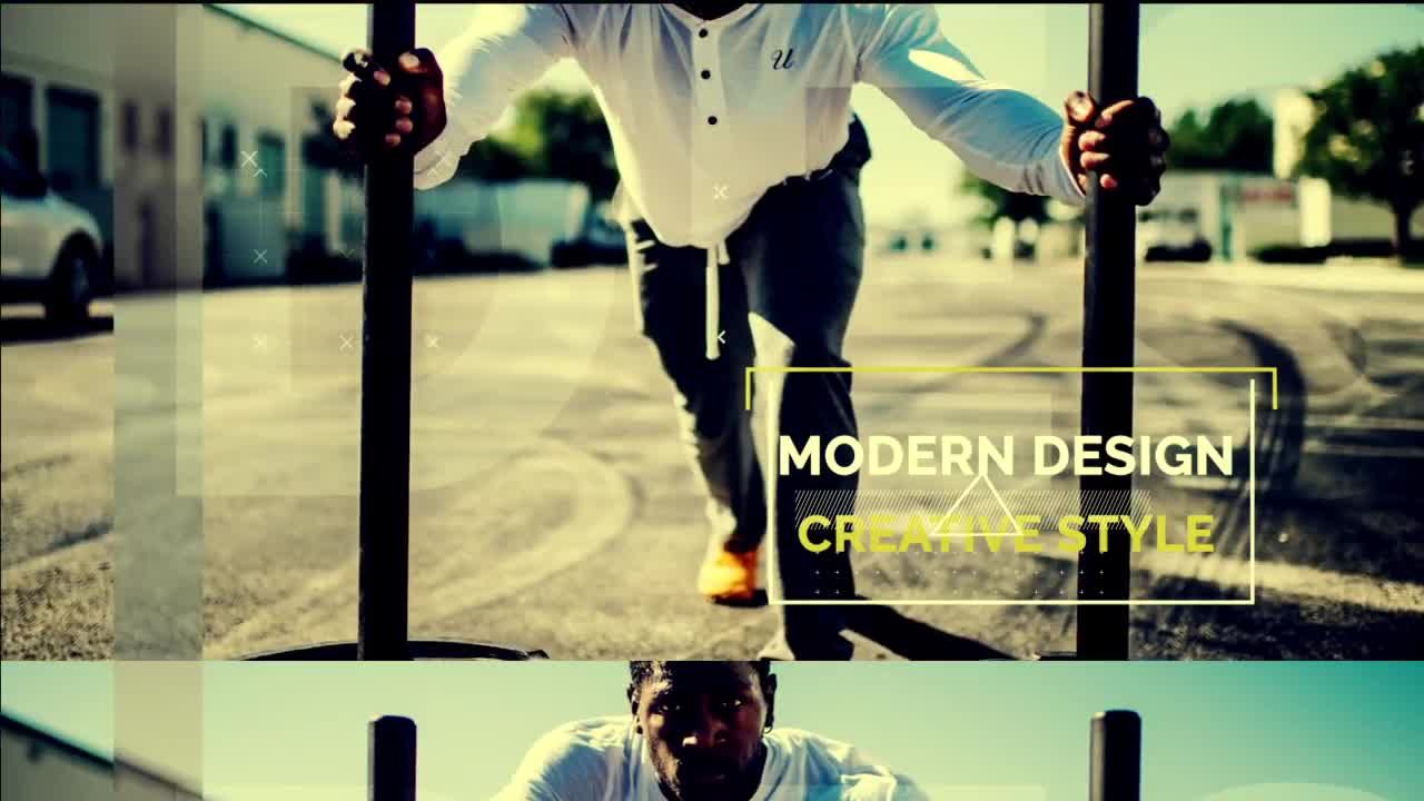 城市小故障幻灯片现代素材库精选AE模板