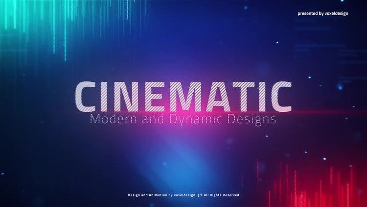 活力精美的单词开场白素材库精选AE模板