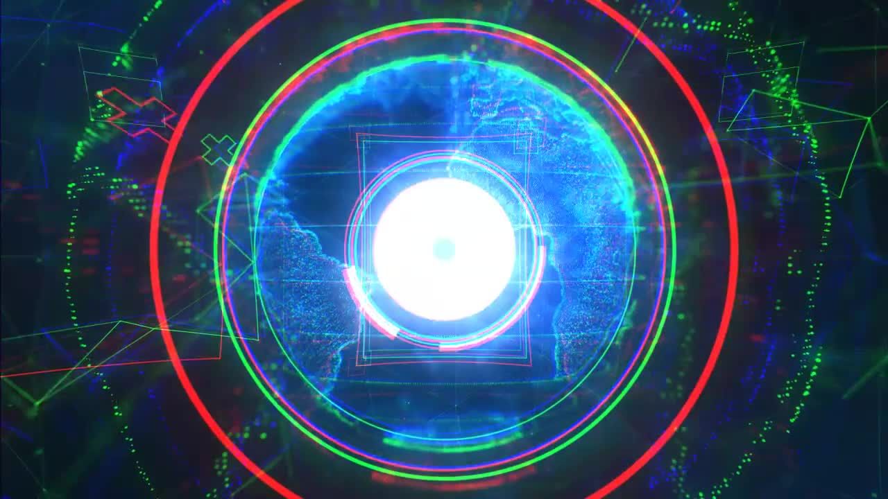 时尚动态动画图形徽标显示素材库精选AE模板