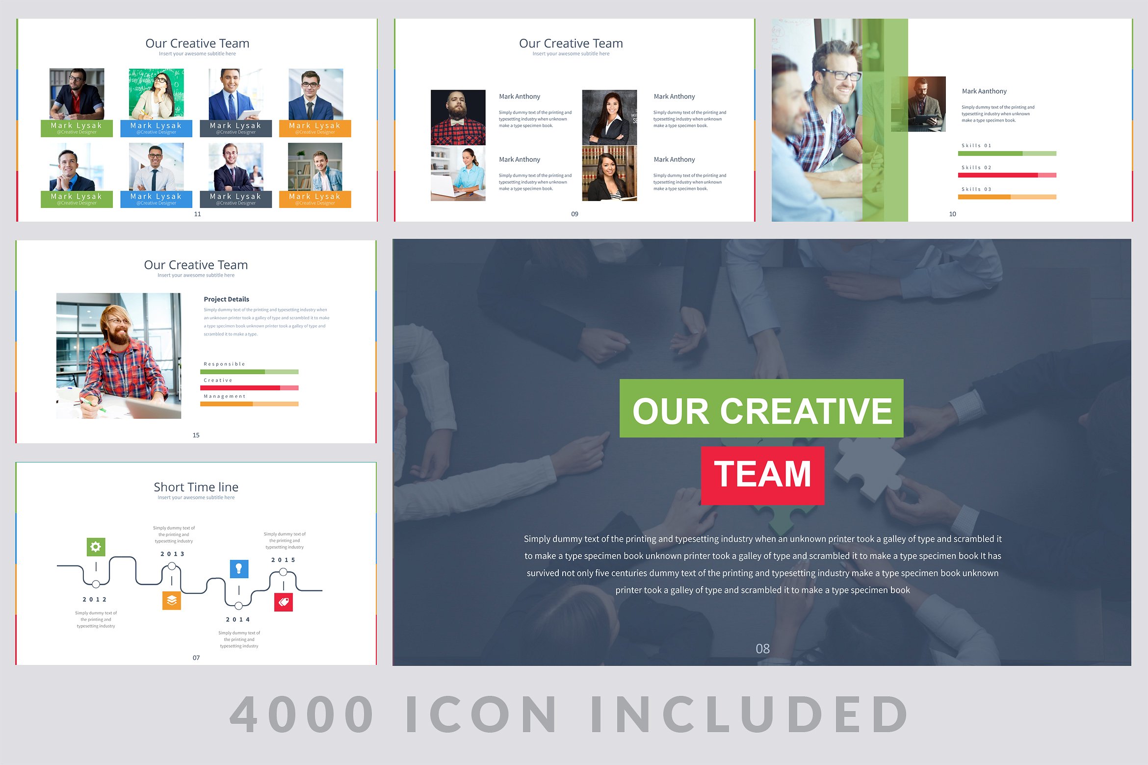 极简风格清爽的商务PPT模板–Apex [pptx]插图(2)