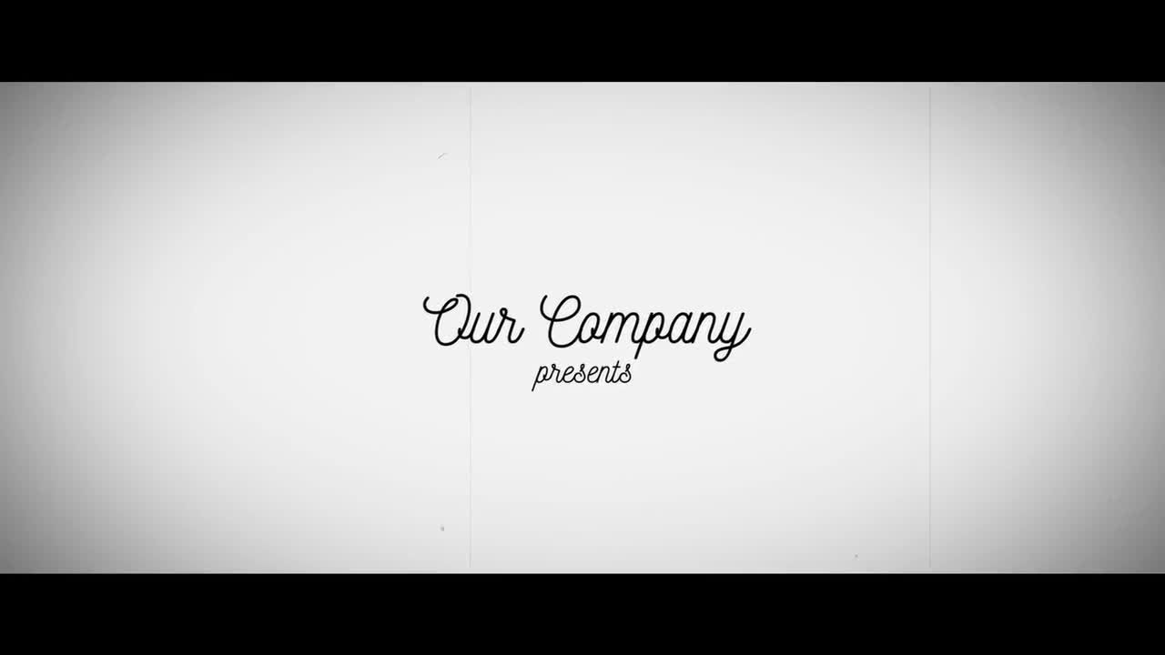 复古怀旧回忆黑白特效片头展示素材库精选AE模板