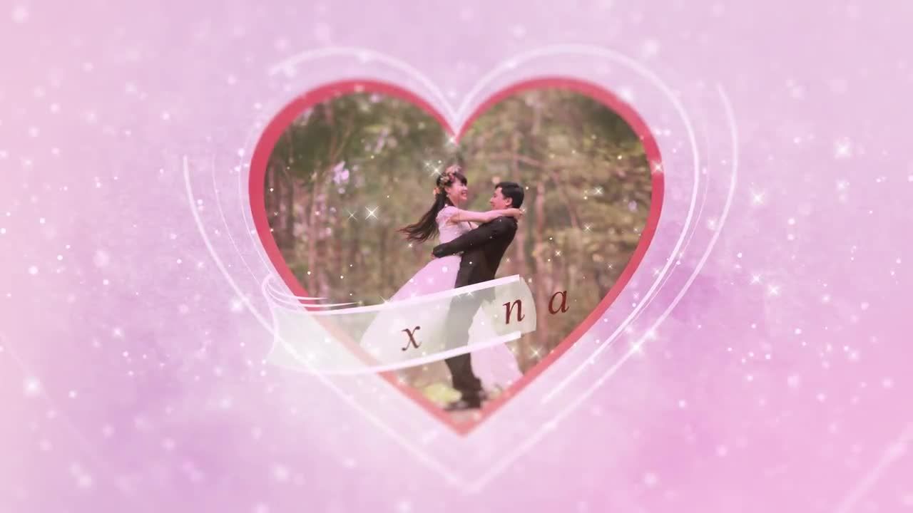 情人节迷你动画精美照片显示素材库精选AE模板