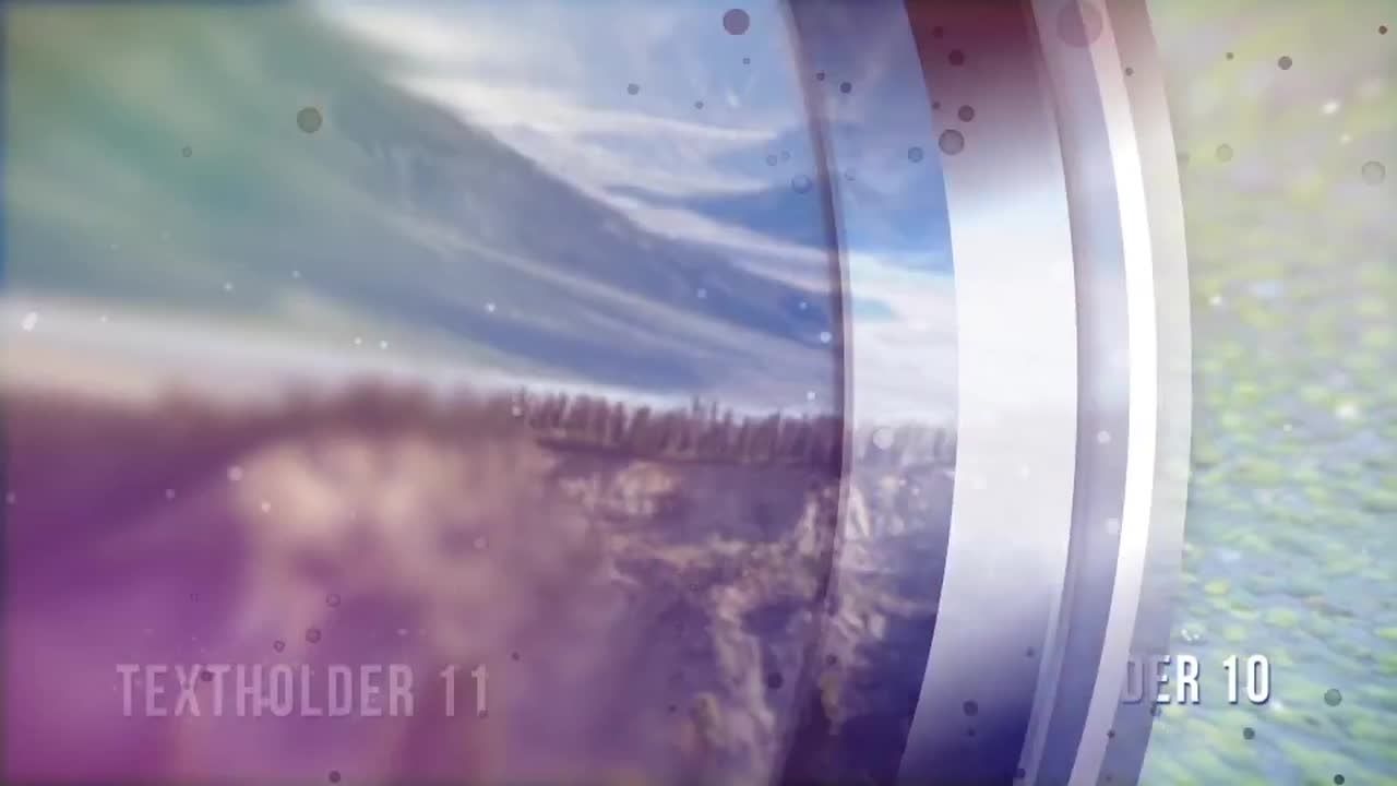 电视开场优雅幻灯片素材库精选AE模板