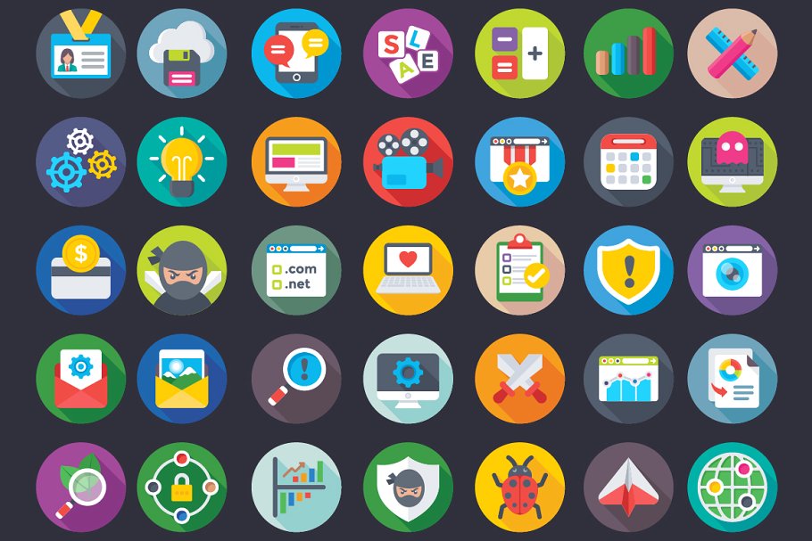 392枚SEO和数字营销图标 392 SEO and Digital Marketing Icons插图(8)