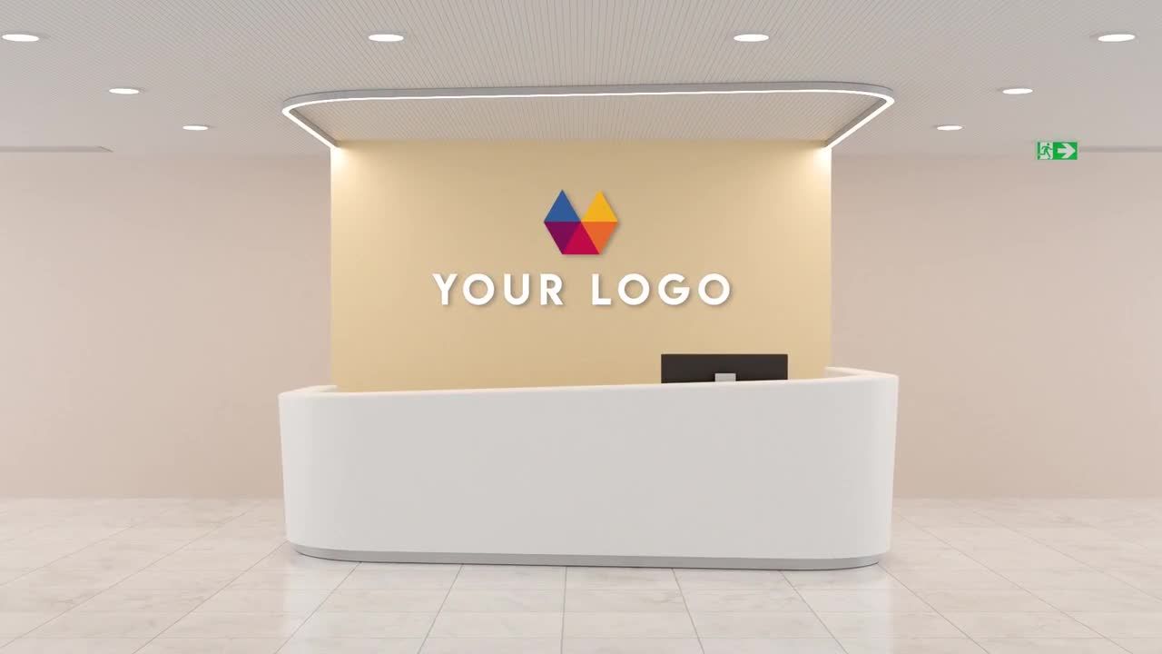 一个出色的公司咨询台徽标素材库精选AE模板