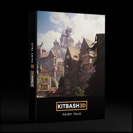 神奇的童话王国和村庄复古建筑素材之家精选3D模型