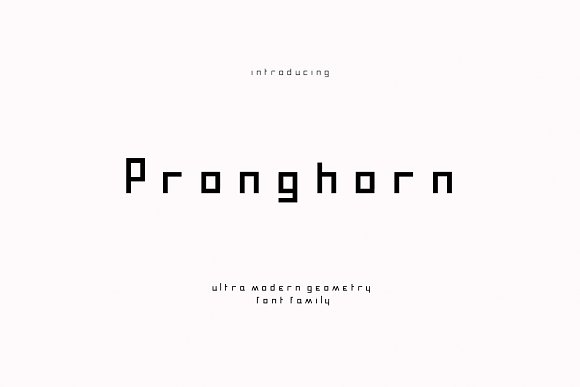 Pronghorn Font Family素材之家精选英文字体