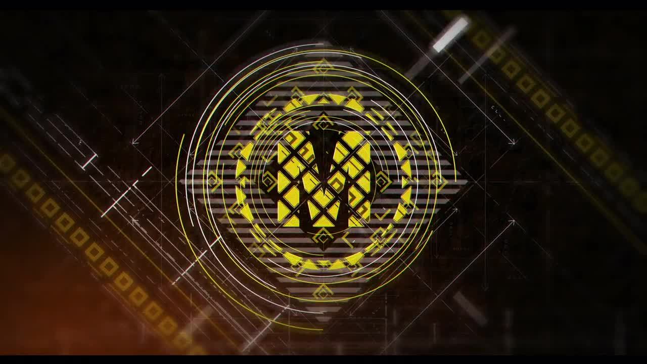 快速活力独特图层线条展示徽标素材库精选AE模板