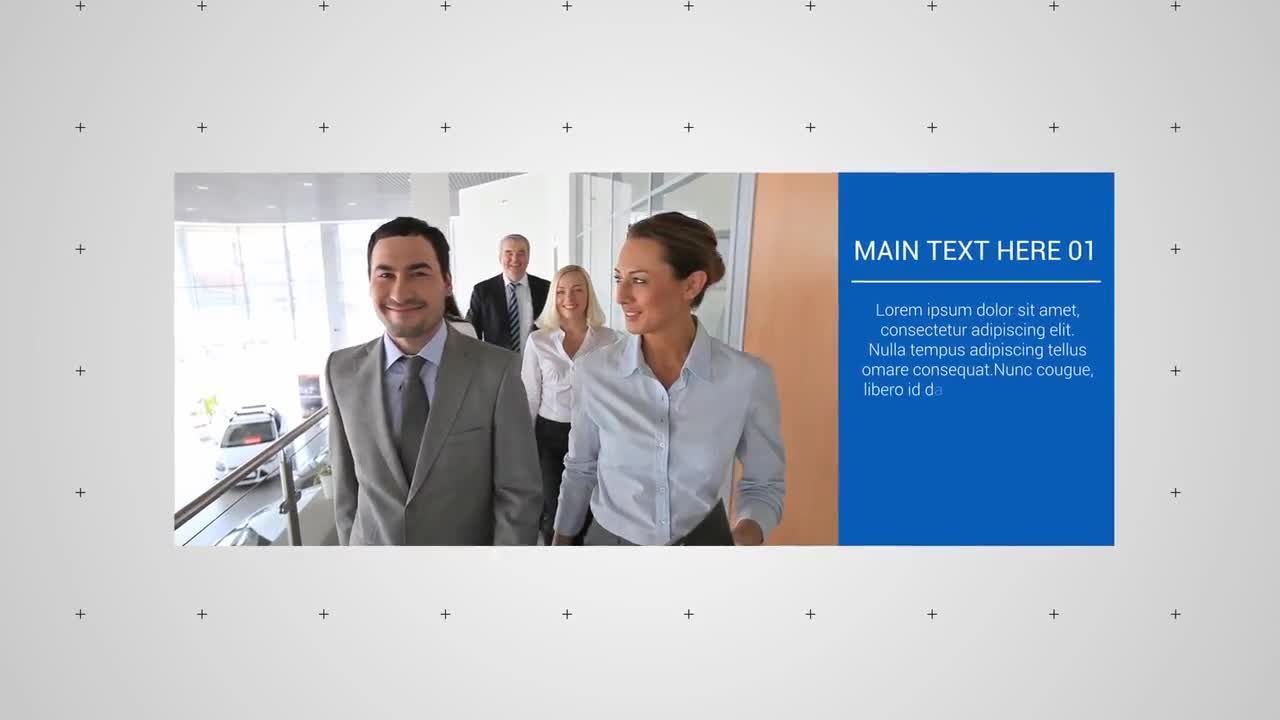 优雅企业幻灯片动画素材库精选AE模板