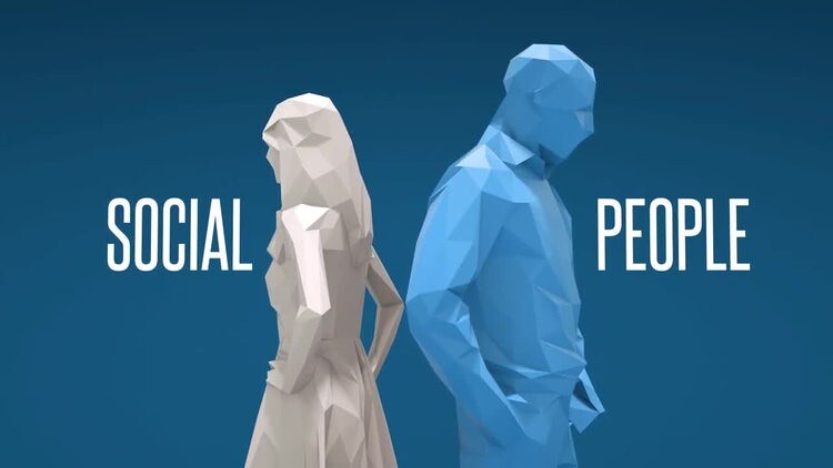 精巧的3D男人和女人模型素材库精选AE模板