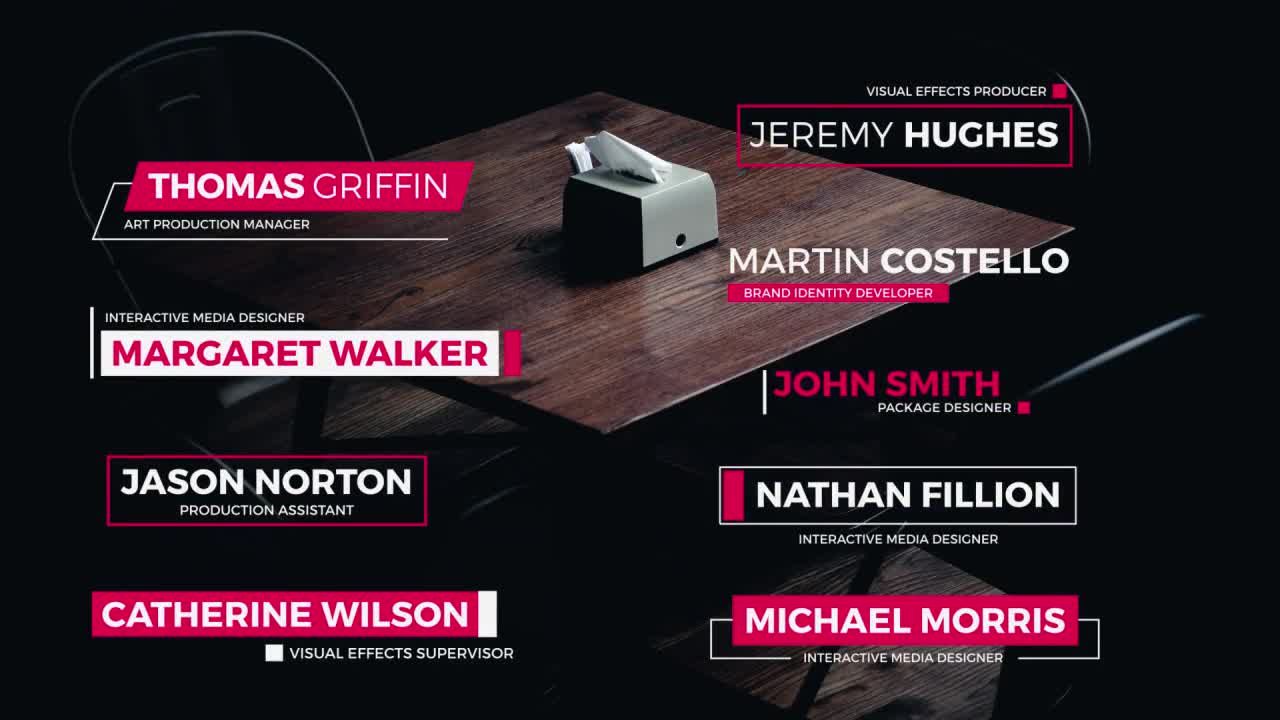 9个时尚快速新颖的动画下三分之一标题素材库精选AE模板