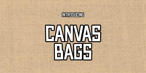 Canvas Bags font插图 Canvas Bags font插图