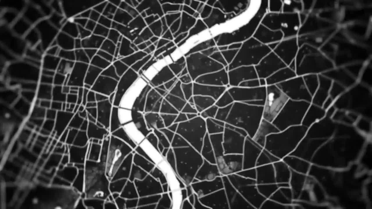 城市道路徽标显示素材库精选AE模板