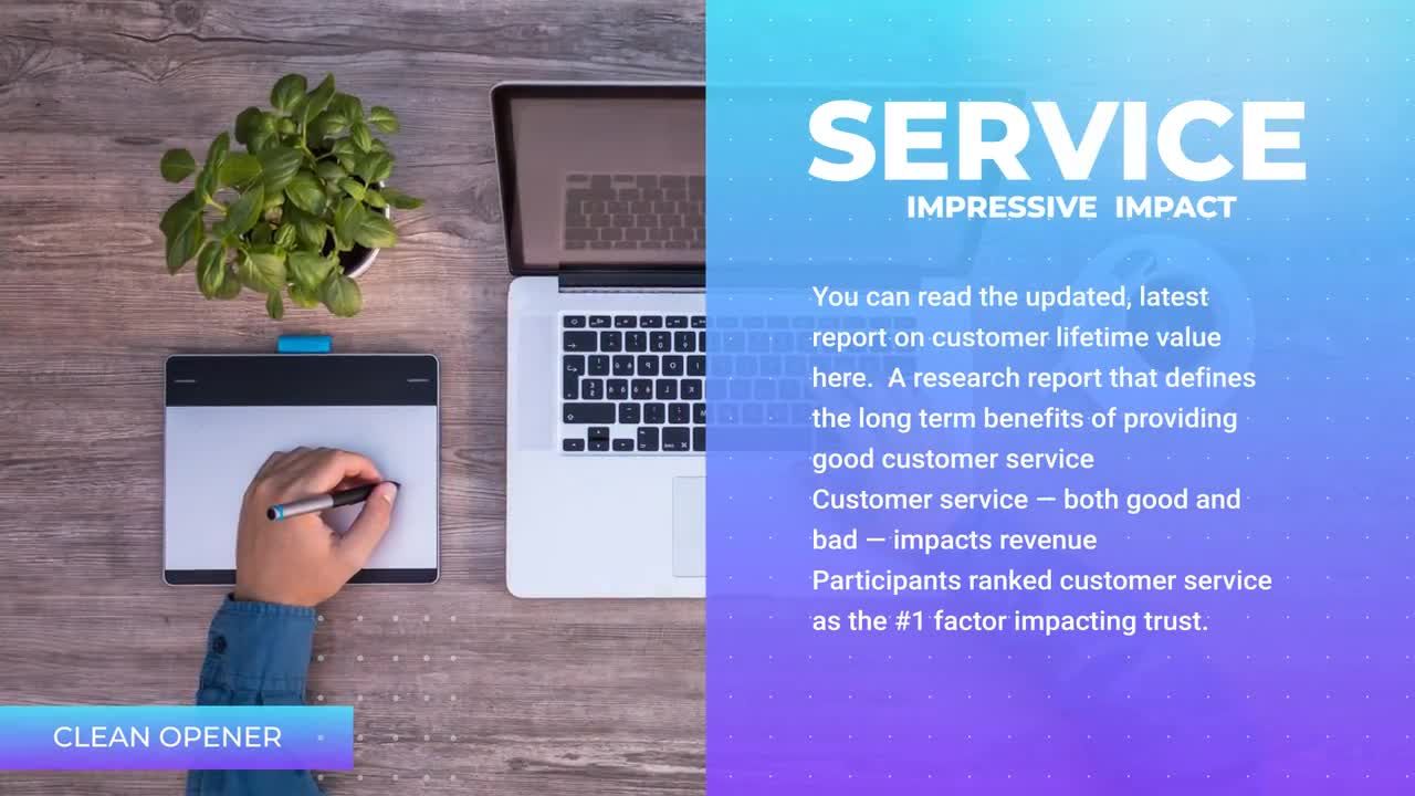 最小的干净幻灯片动画素材库精选AE模板