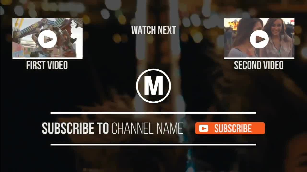 Youtube频道宣传素材库精选pr模板