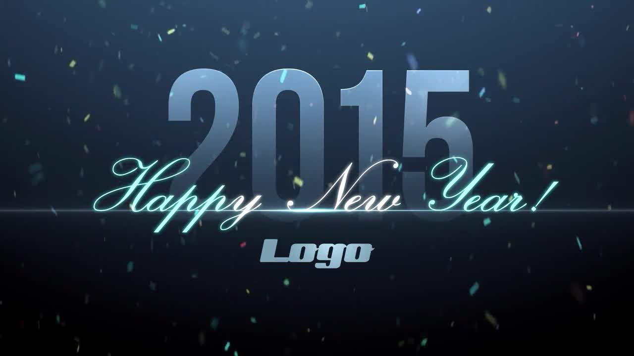 循环新年标志展示素材库精选AE模板