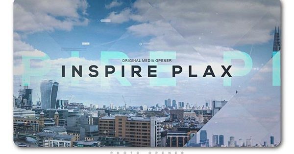 未来视差照片电影开场特效素材库精选AE模板 Inspire Parallax Photo Opener
