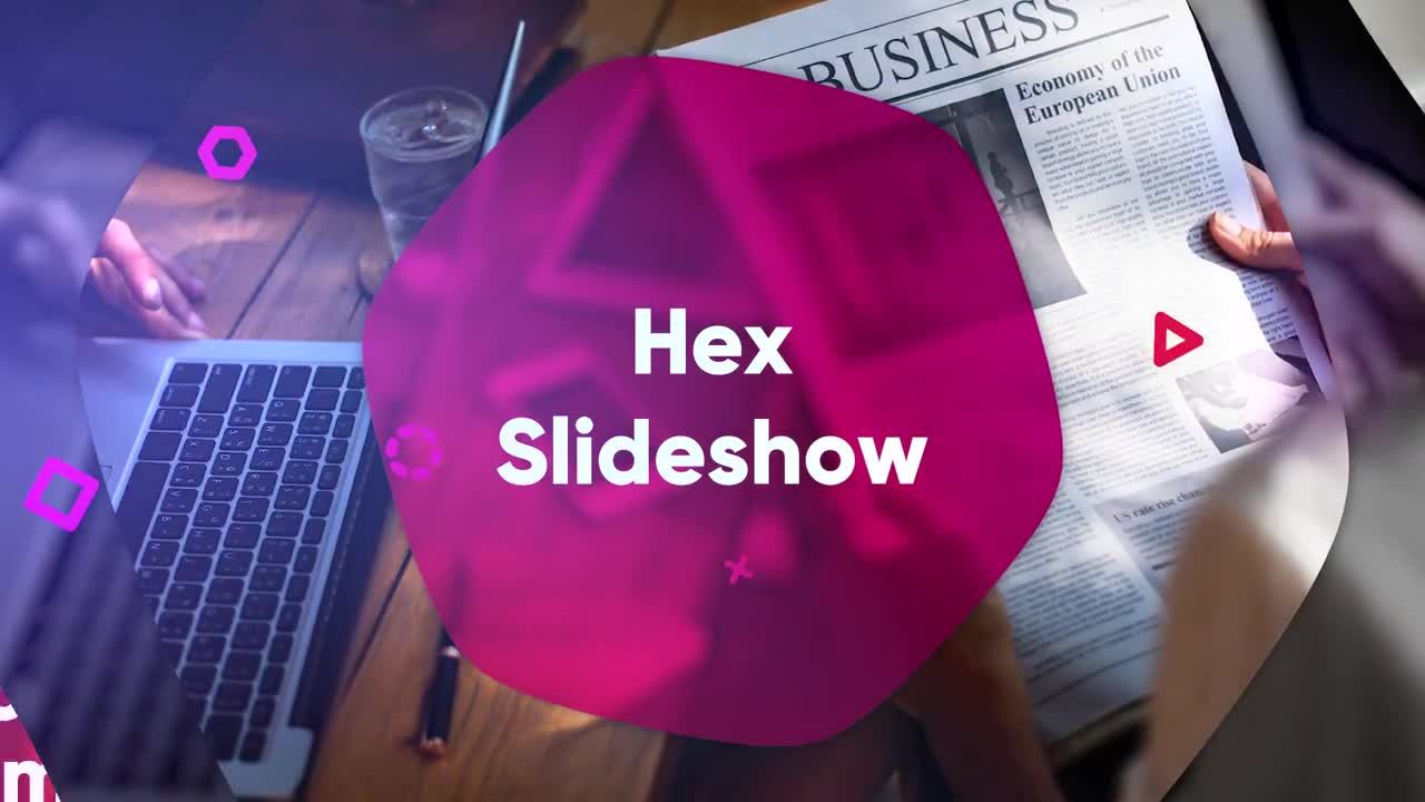 32个时尚幻灯片动画素材库精选pr模板