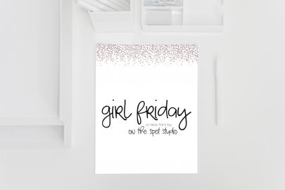Girl Friday素材之家精选英文字体