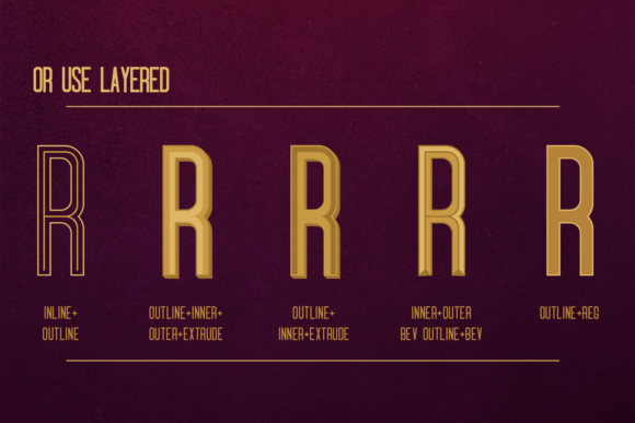 Oblivium Font Family插图2